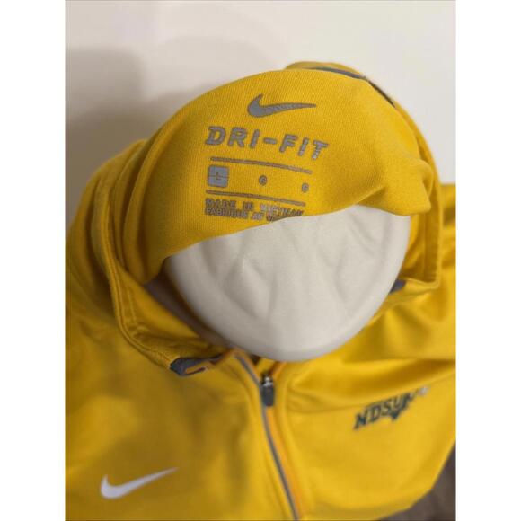 Nike Women North Dakota State Dri-Fit 1/4 Zip Long Sleeve Pullover NDSU Bison L - Picture 6 of 6